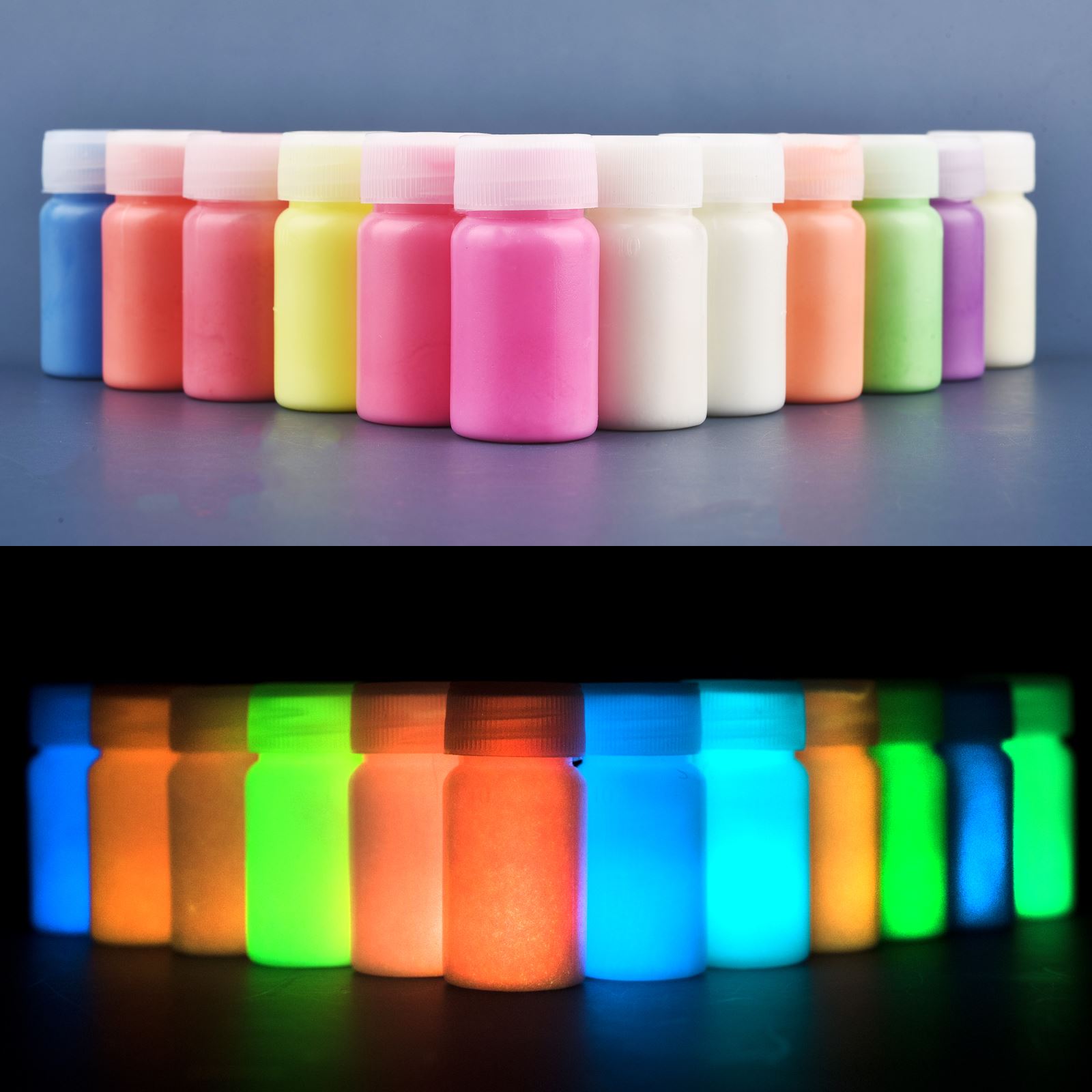 Skincare Glow Glowing - リン光グリッターパウダー,15g,エポキシ樹脂充填,日曜大工,手工芸品用,長持ち