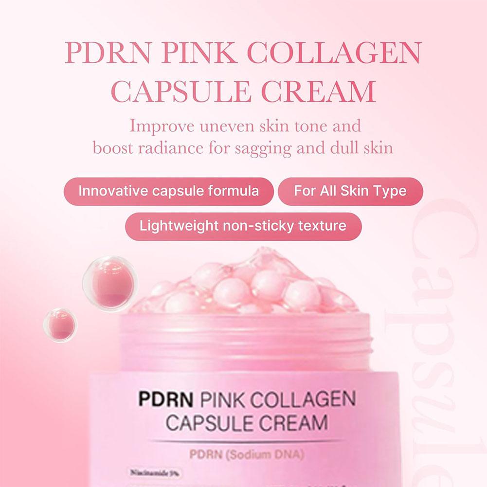 50 ミリリットルコラーゲンカプセルクリーム顔用保湿フェイス - Skincare Glow Glowing のレビューと価格