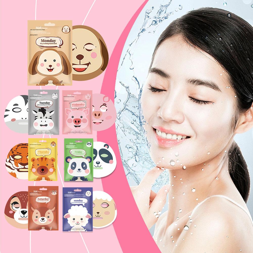 10PCSCute 漫画フェイシャルマスク保湿保湿マスクディ - Skincare Animate のレビューと価格