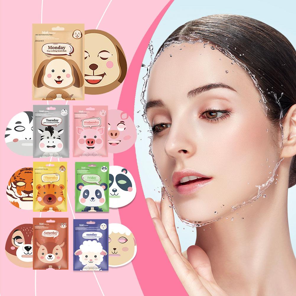 10PCSCute 漫画フェイシャルマスク保湿保湿マスクディ - Skincare Animate のレビューと価格
