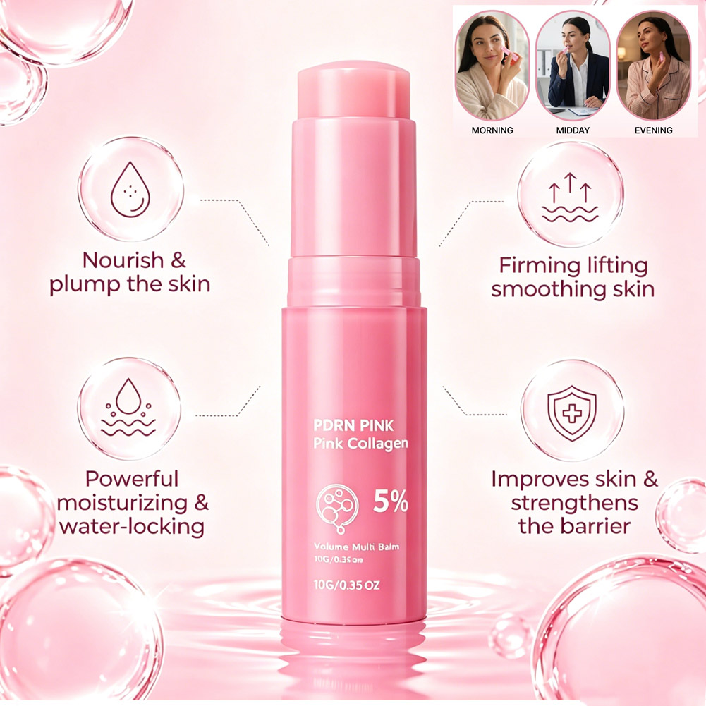 コラーゲンボリュームバウンスマルチバーム リップ＆フェイス用 - Skincare Glow Glowing のレビューと価格