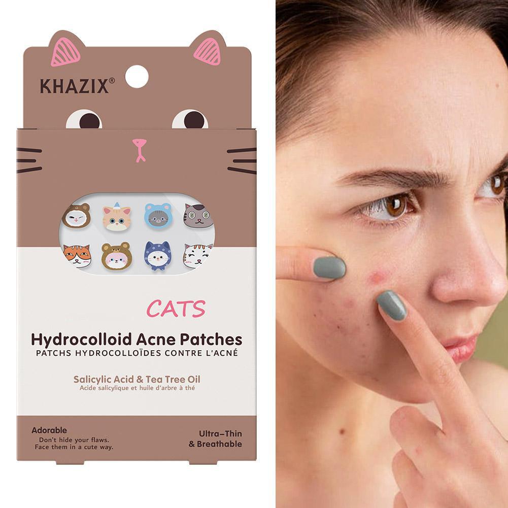 100/200/300枚入り かわいい猫型ニキビパッチ 透明 - Skincare Acne のレビューと価格