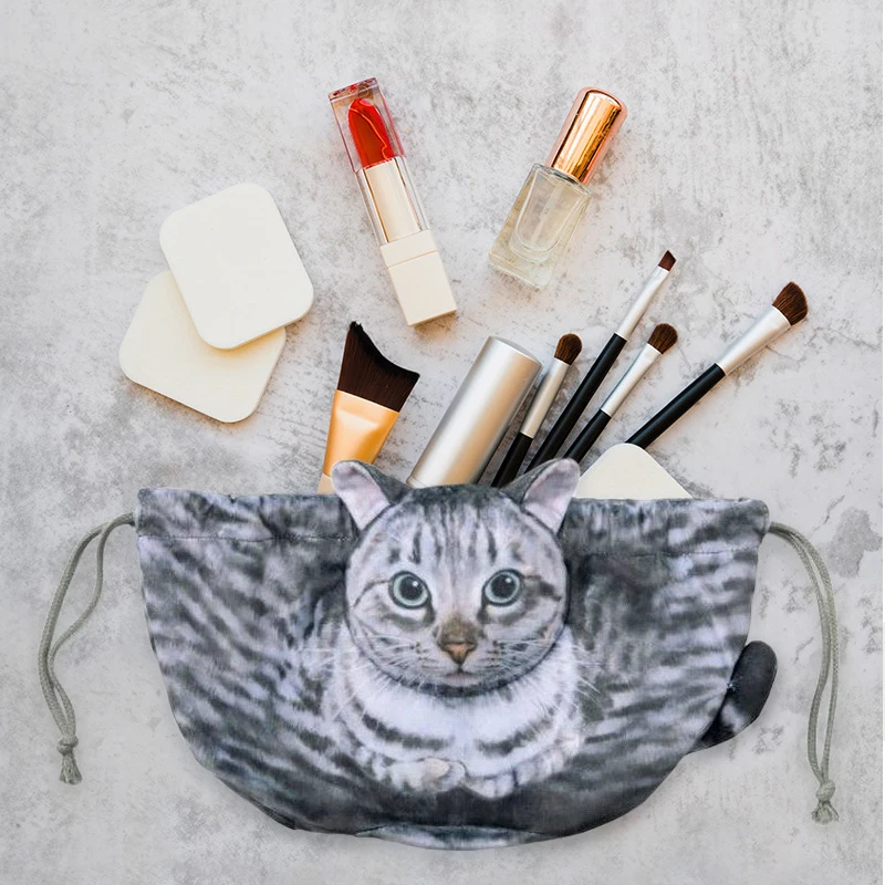 猫型化粧品収納バッグ、かわいいトラベルサイズのメイクアップ/ - Skincare Animate のレビューと価格