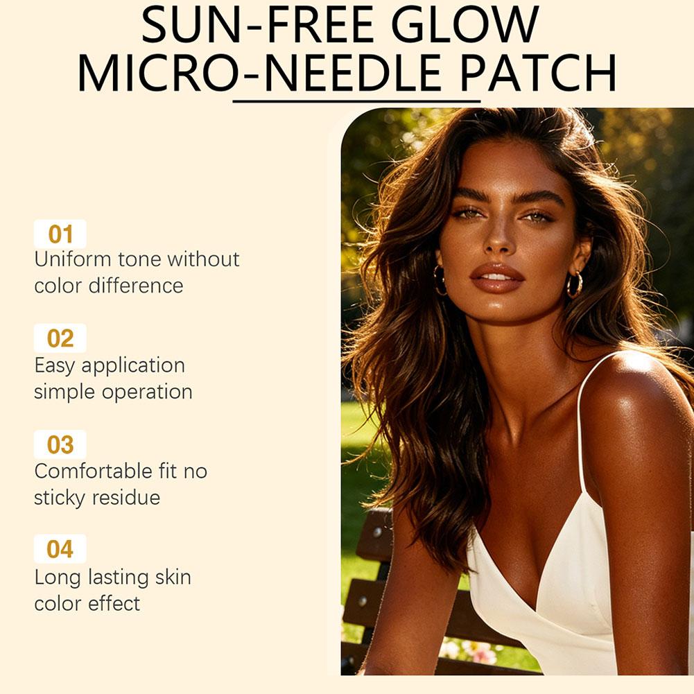14枚入り サンフリーグロー マイクロニードル タンニングパ - Skincare Glow Glowing のレビューと価格