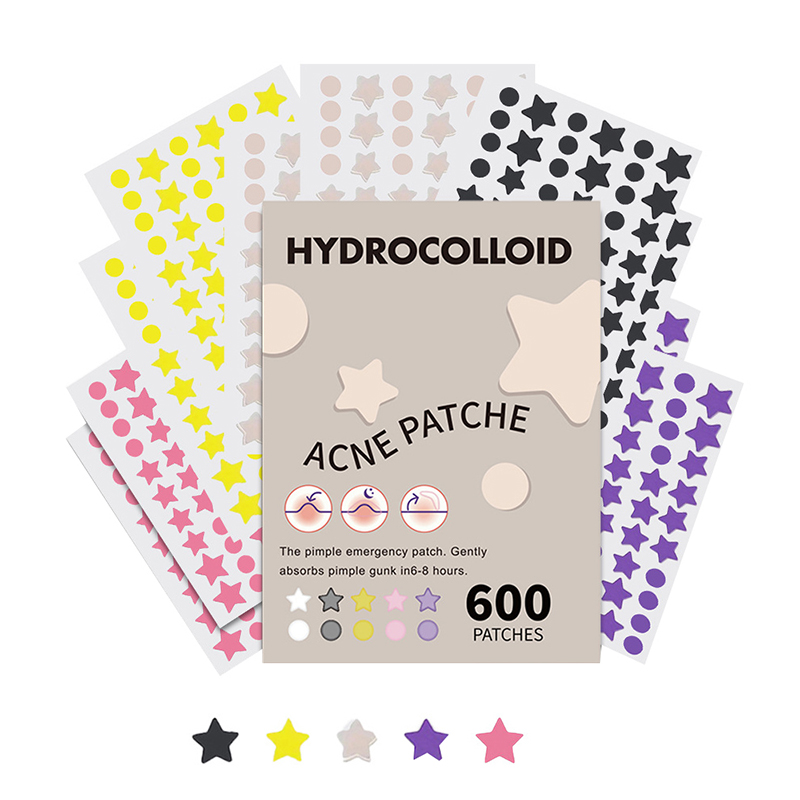600 ピース/セットスターにきびパッチにきびカラフルな目に - Skincare Acne のレビューと価格
