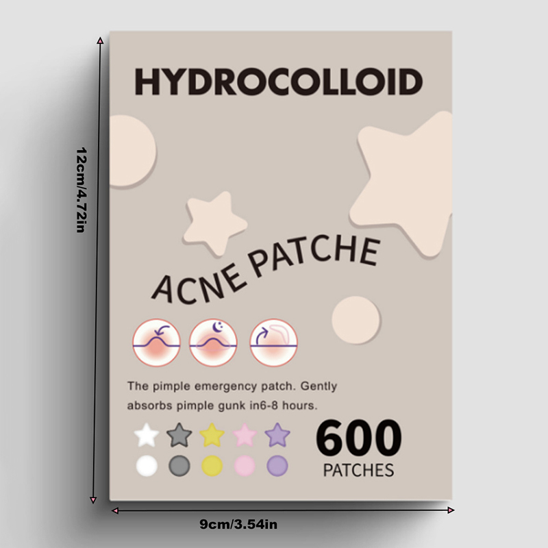 600 ピース/セットスターにきびパッチにきびカラフルな目に - Skincare Acne のレビューと価格