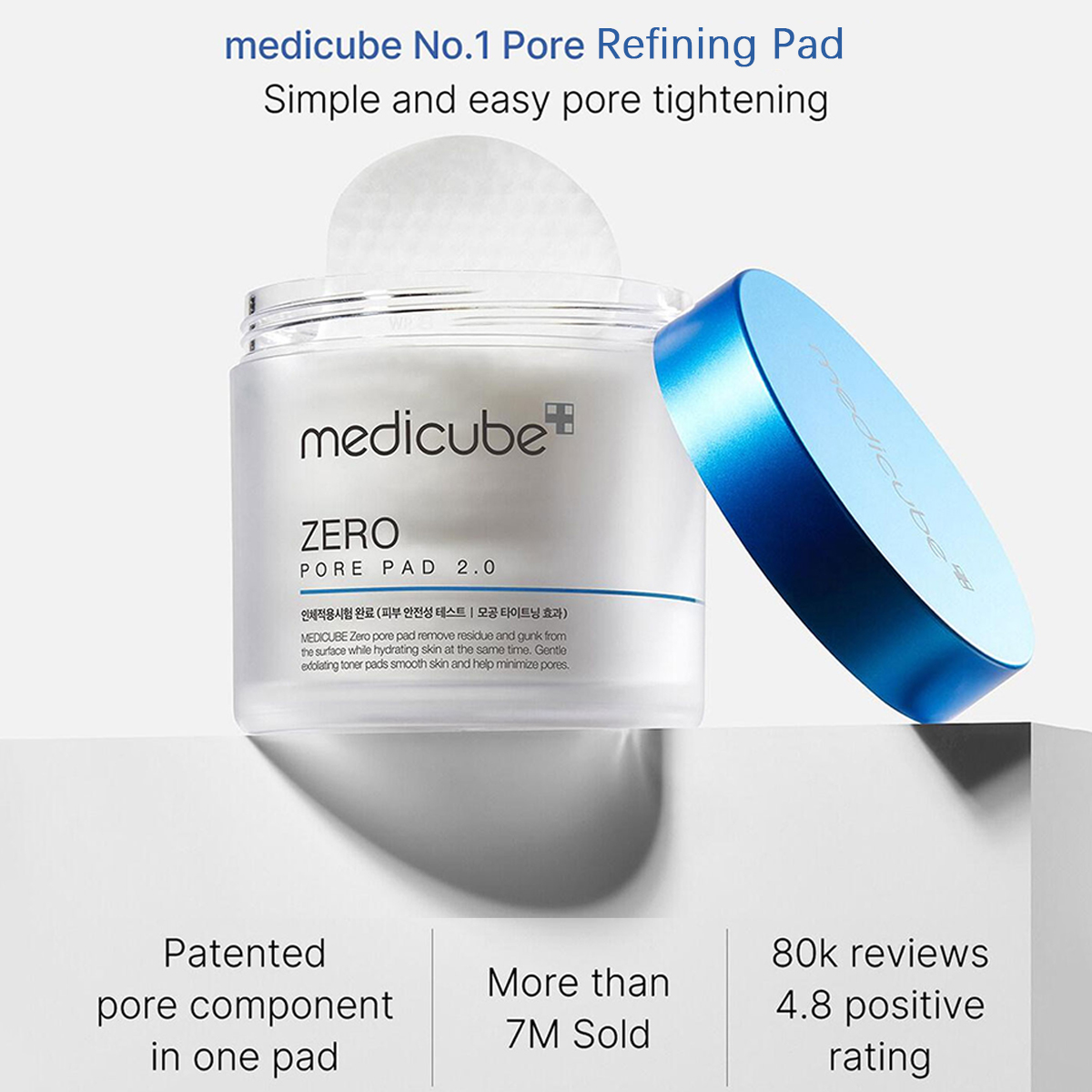 メディキューブ ゼロポアパッド 2.0、プレソークド デュア - Skincare La Roche Posay のレビューと価格